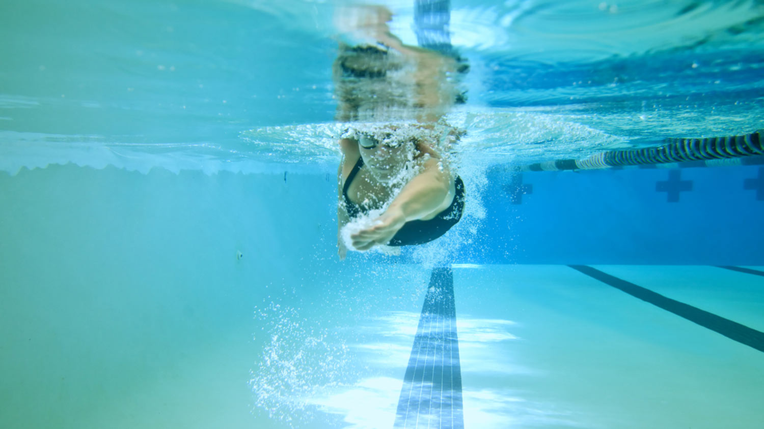 Swimming in a pool