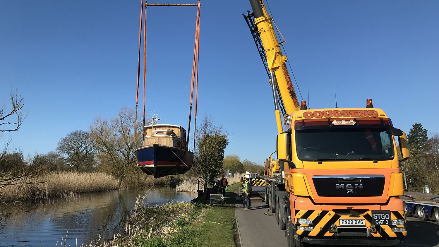 Louisa was lifted out of the water for the last time in 2019 and taken to be stored at the All-weather Lifeboat Centre in Poole, Dorset