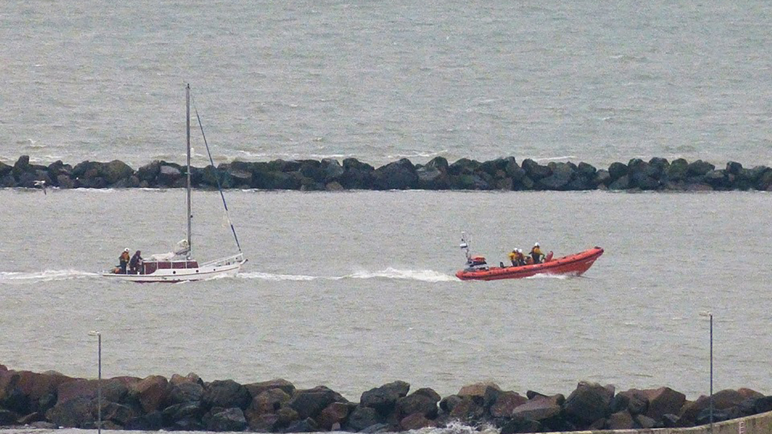 Ramsgate crews leaving on Christmas Eve to help a lone yachtsman 