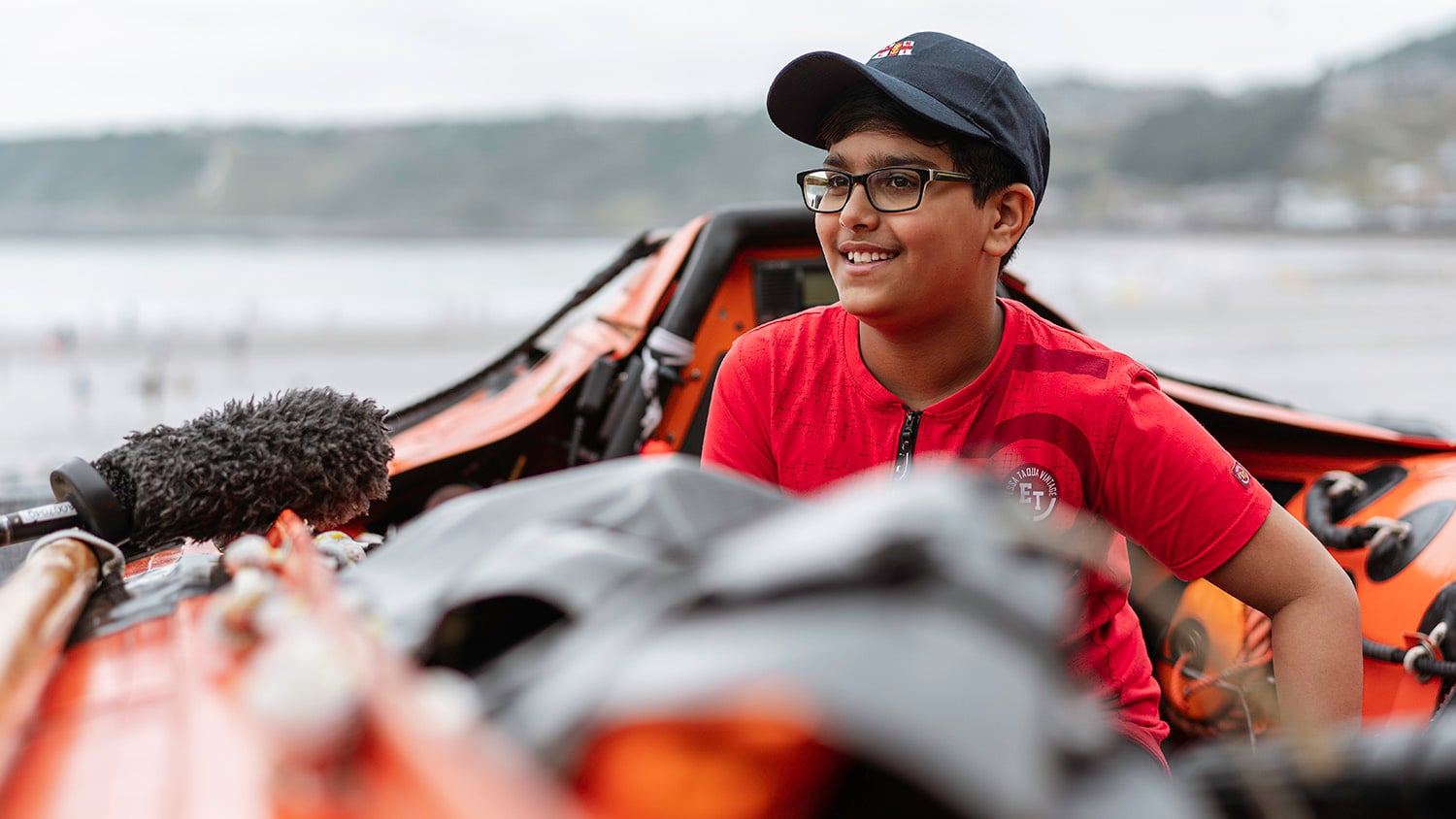 10-year-old schoolboy Ravi Saini at Scarborough Beach