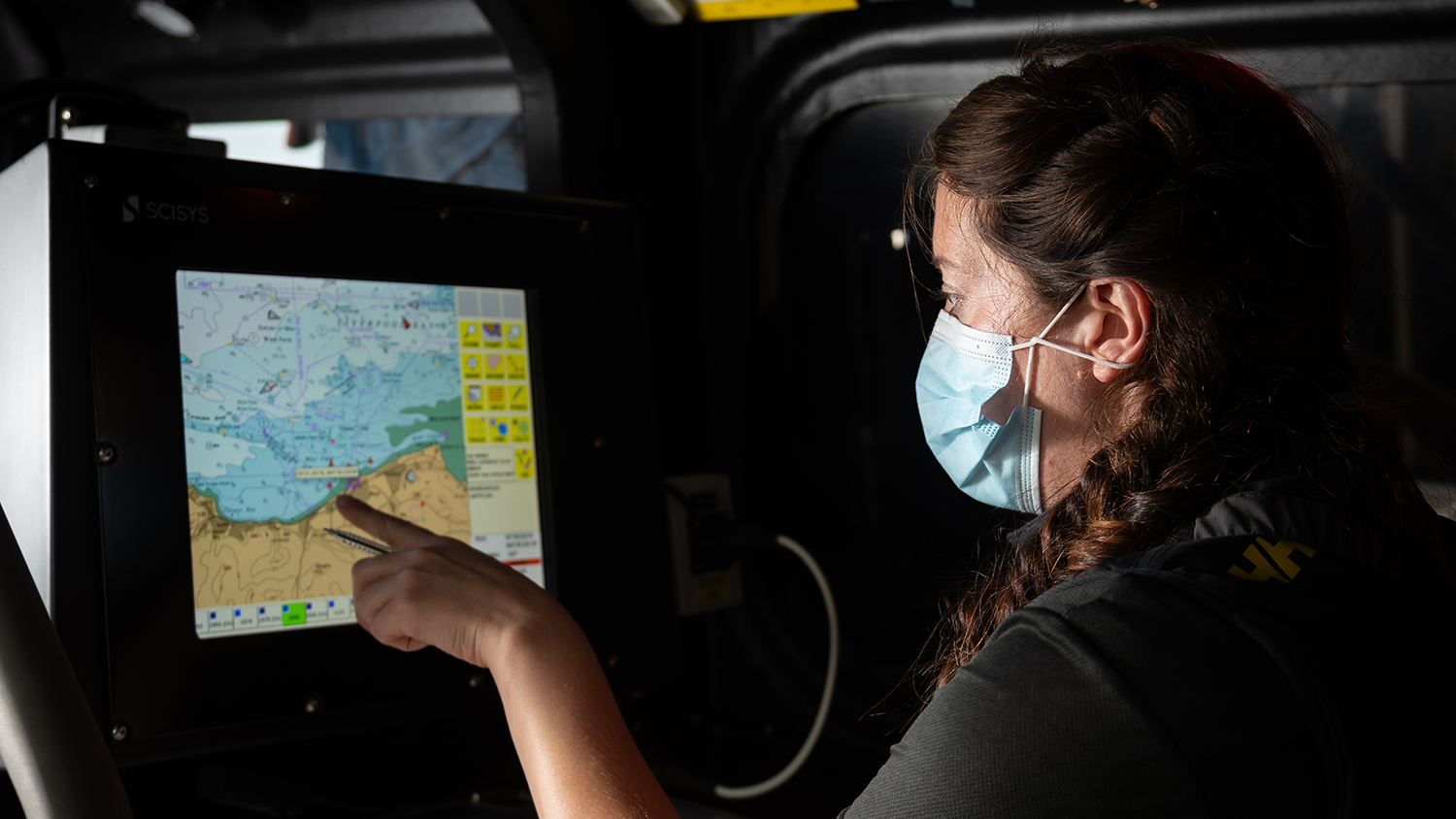 Touch screens on lifeboats now need to be sanitised between users