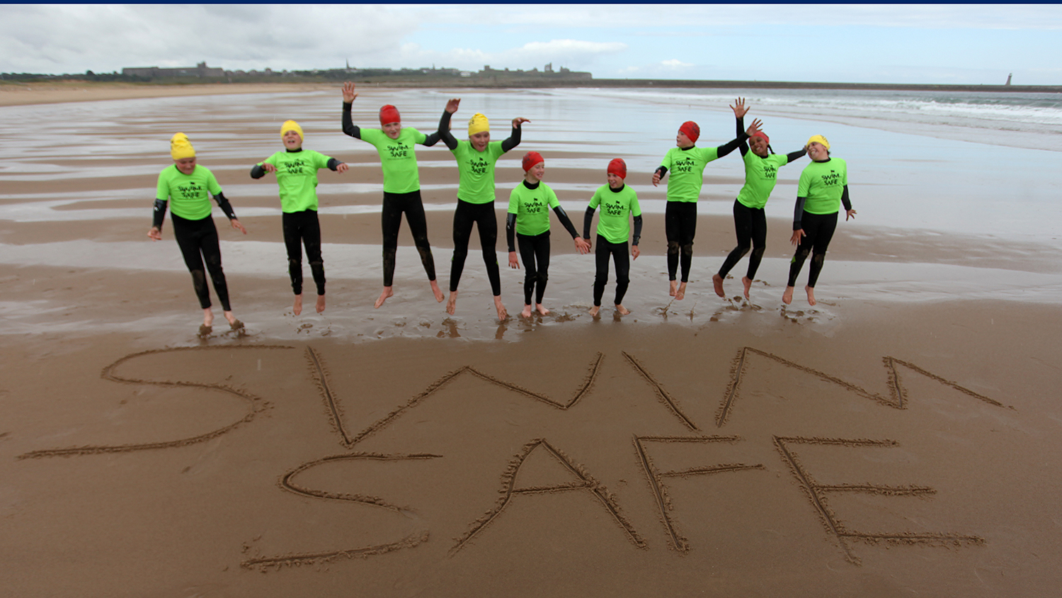 Children taking part in Swim Safe with the RNLI and Amateur Swimming Association (ASA) 