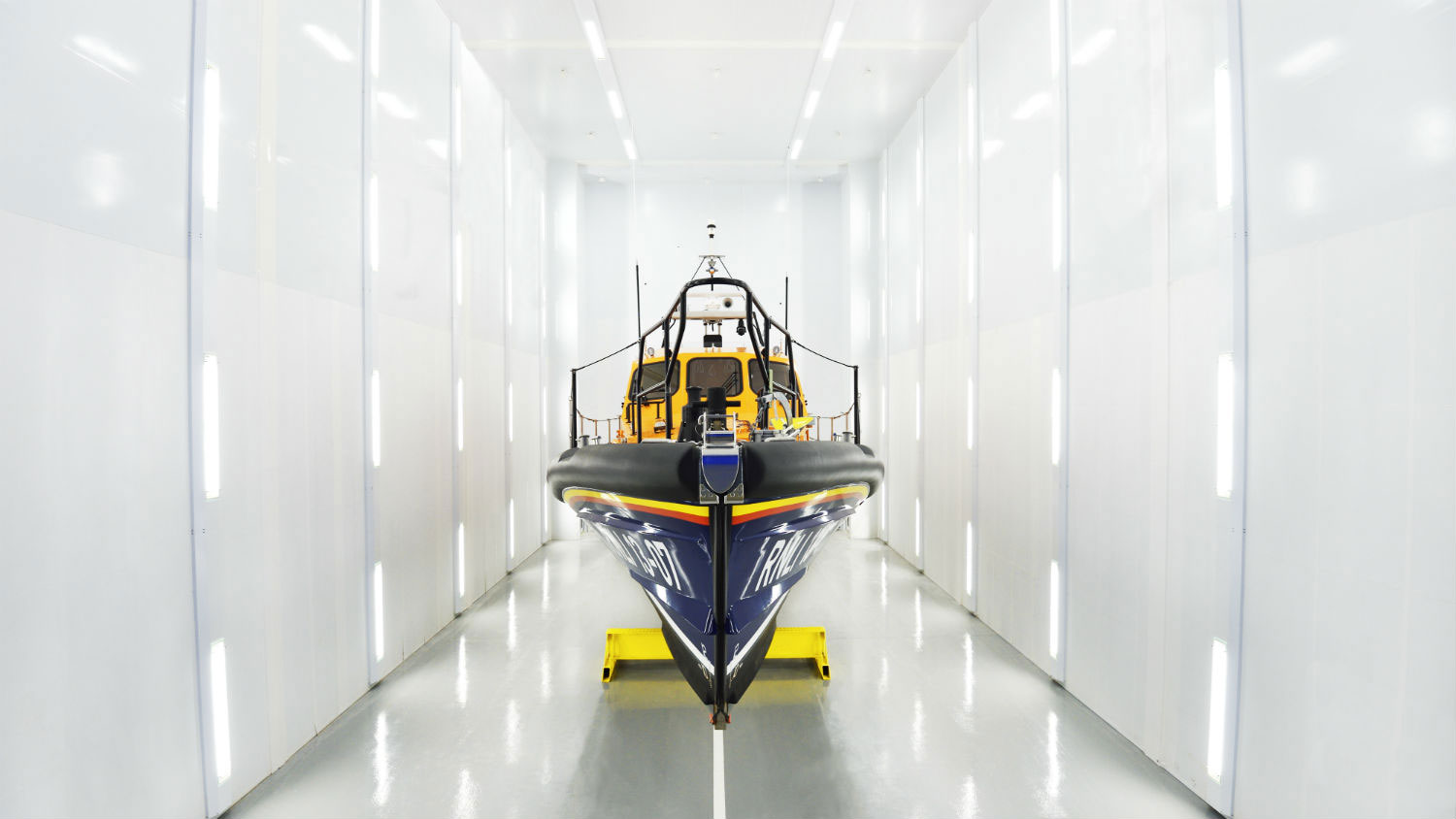 Shannon class lifeboat at the All-weather Lifeboat Centre