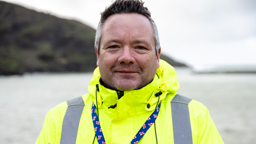 A headshot of Port Isaac RNLI’S Guy Sibley