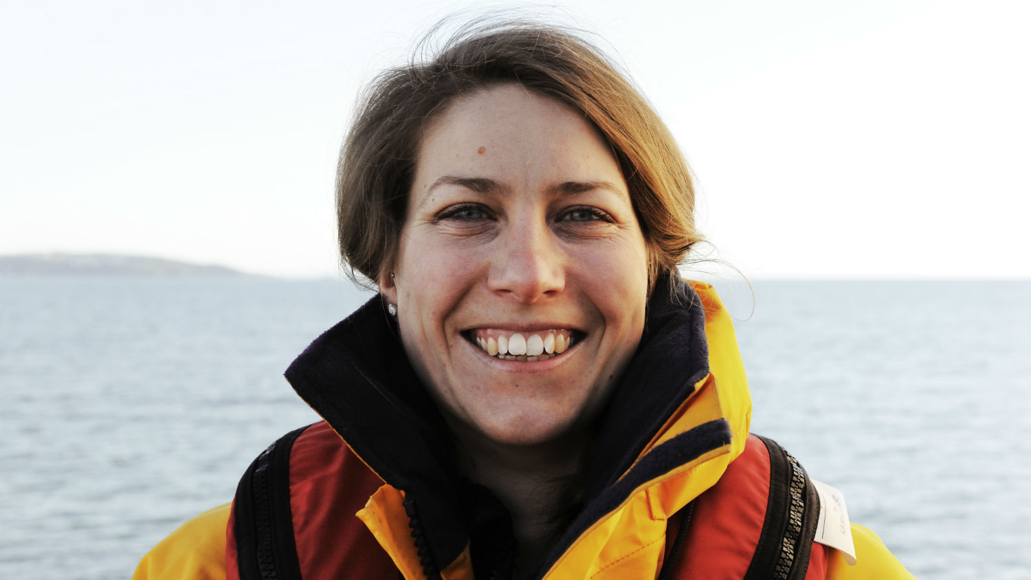 Close up portrait of Torbay RNLI Crew Member Michelle Fox