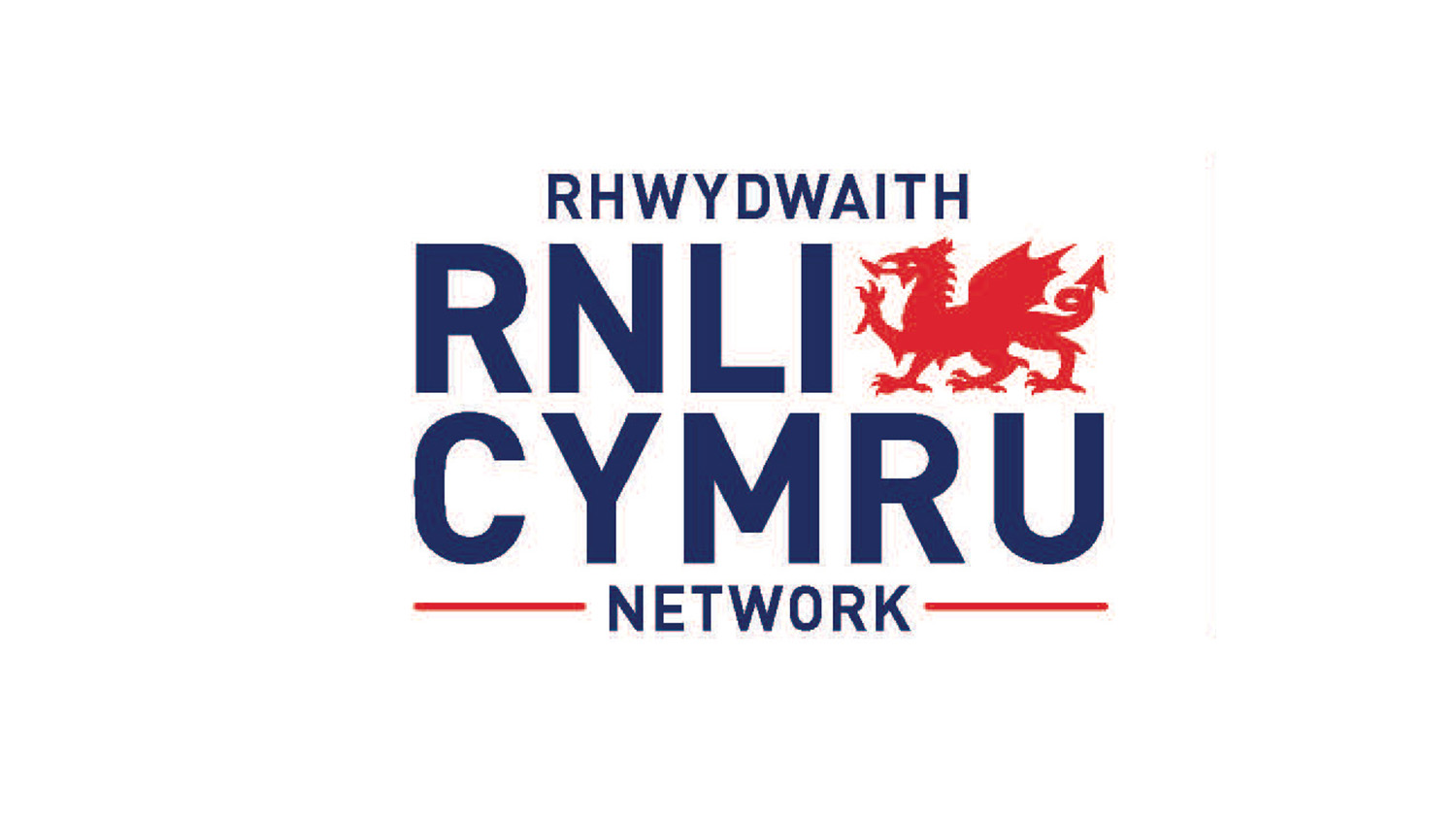 Rhwydwaith RNLI Cymru Network logo