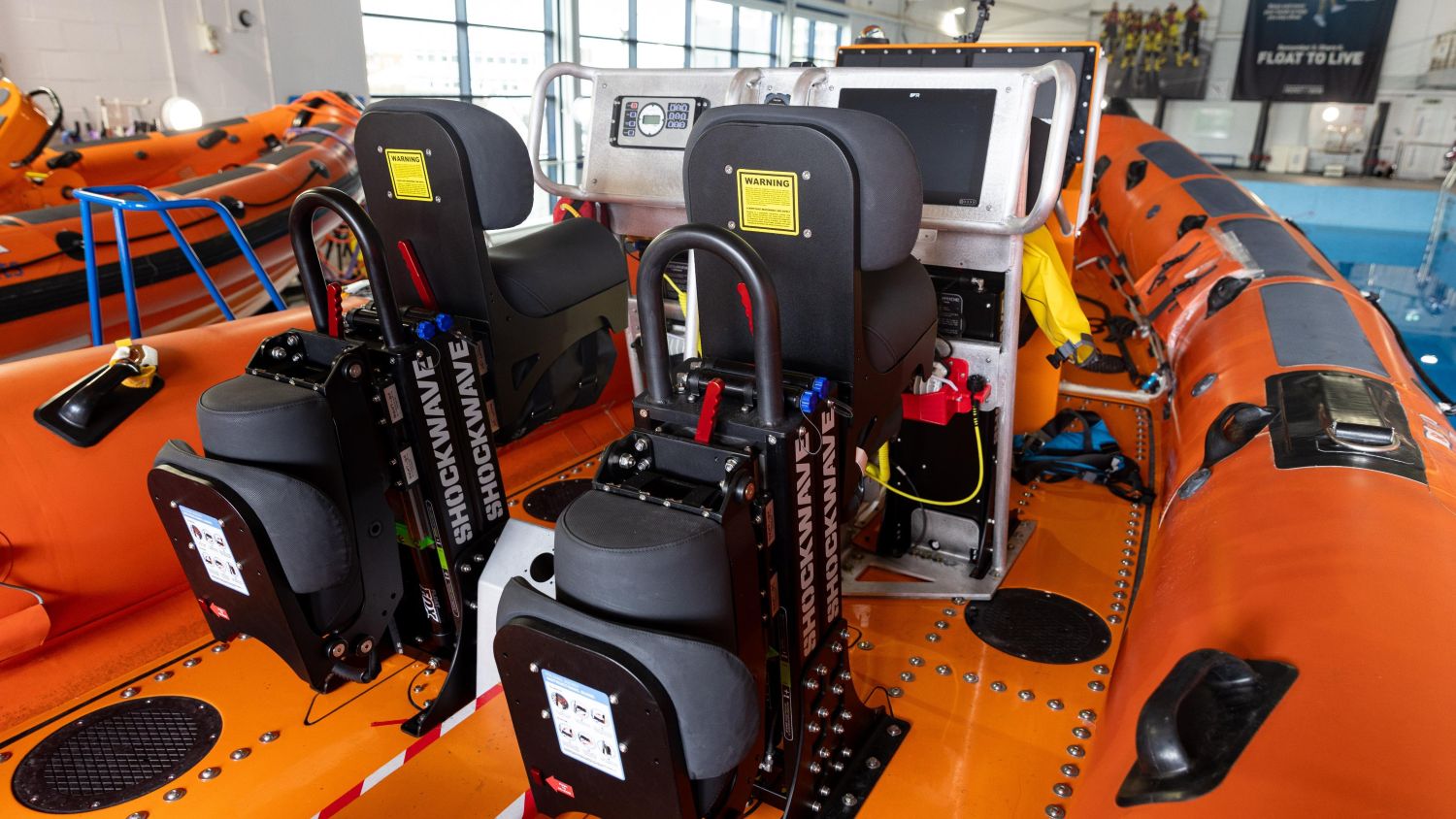 Image of the new Atlantic 85 lifeboat 