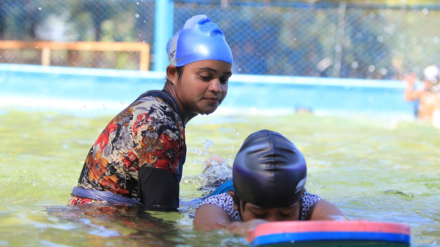 Jeny, 19, trainee beach lifeguard from Bangladesh