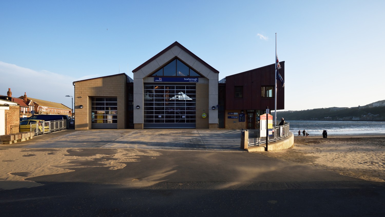 The completed Scarborough Lifeboat Station building