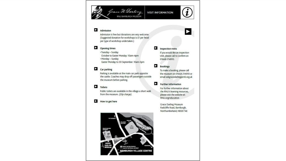 Preview of the Grace Darling Museum education pack PCF