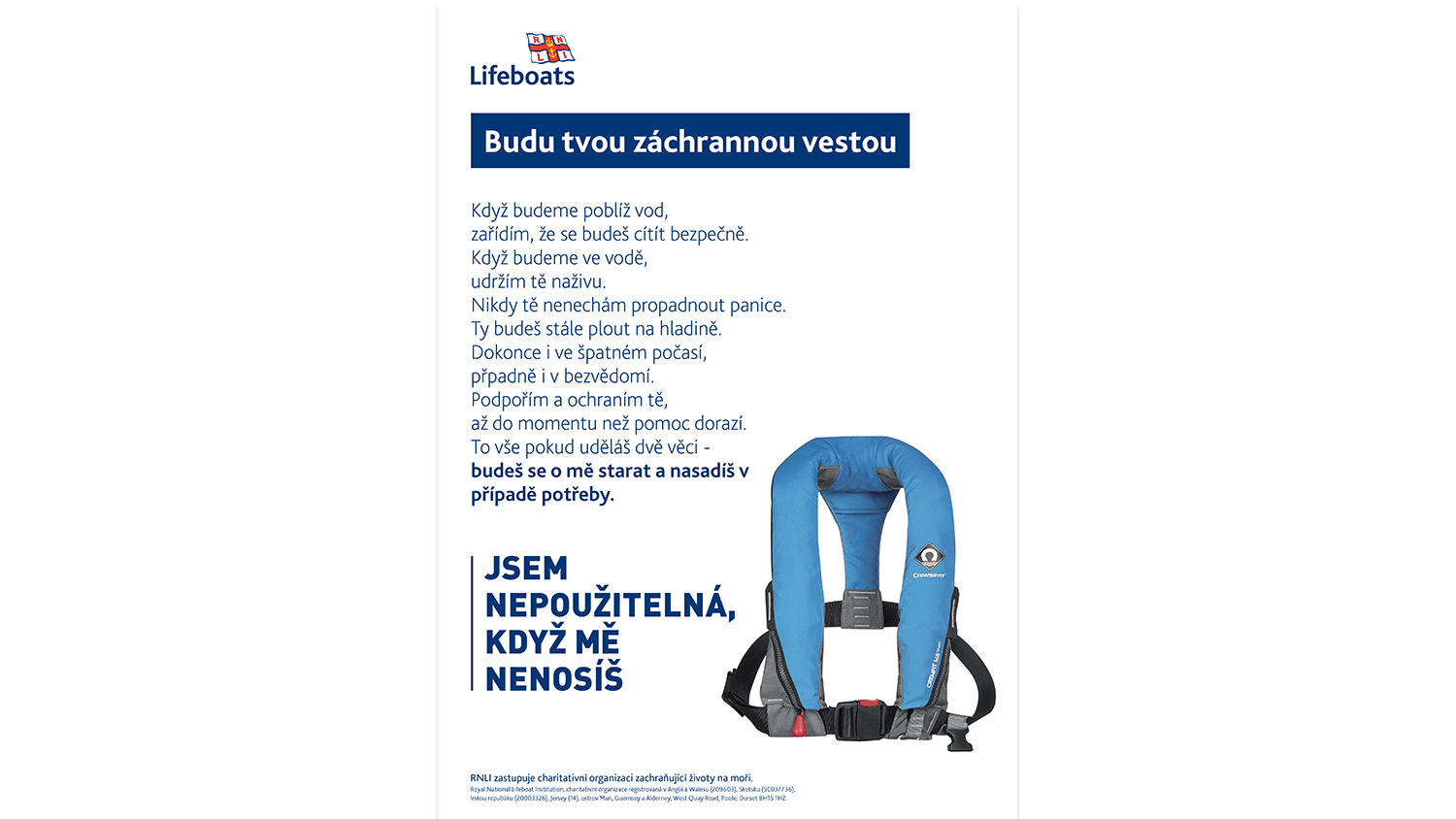Wear Your Lifejacket - Czech