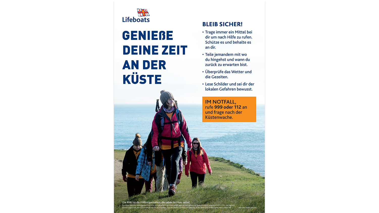 Coastal Walking - German