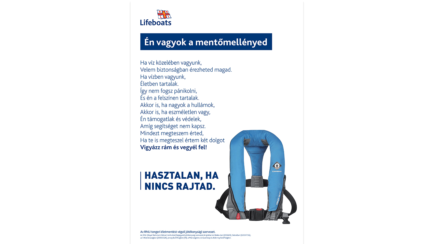 Wear Your Lifejacket - Hungarian