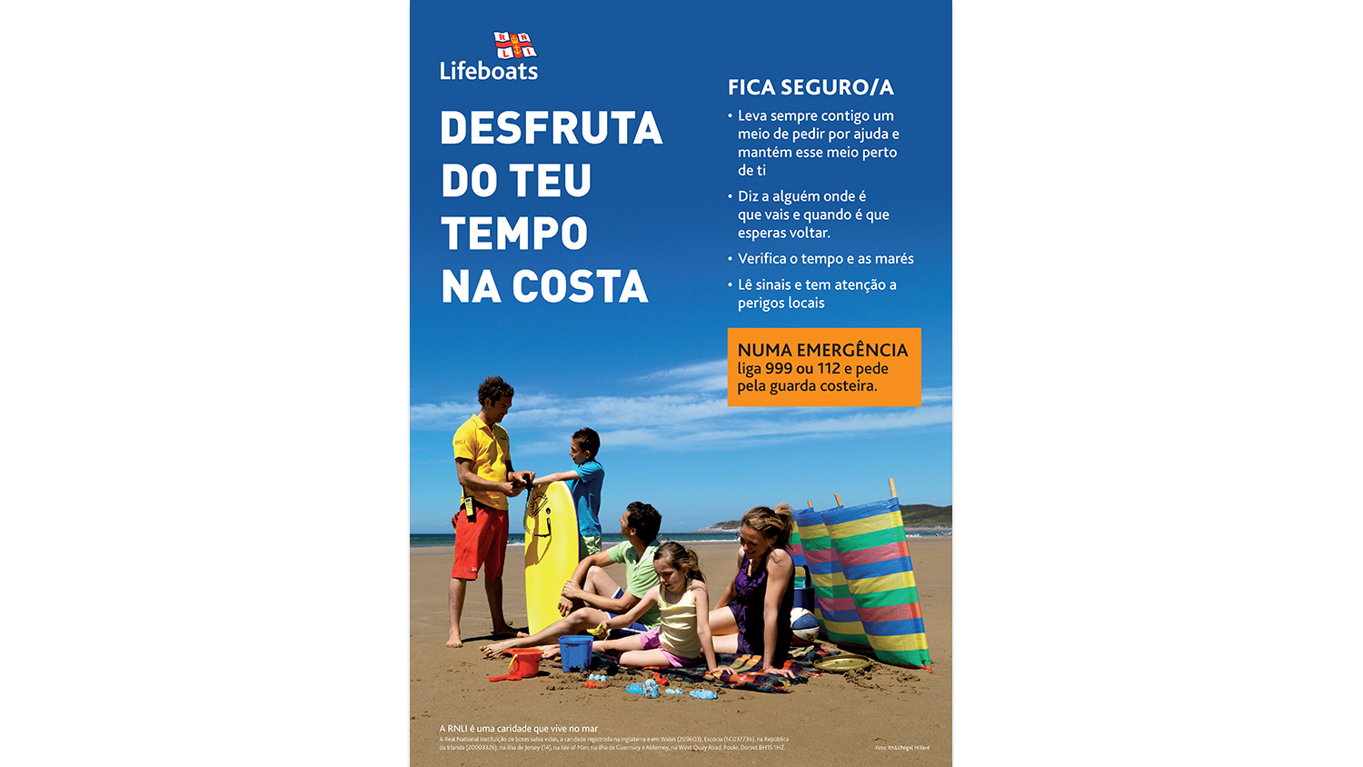 Beach Safety Lifeguard - Portuguese
