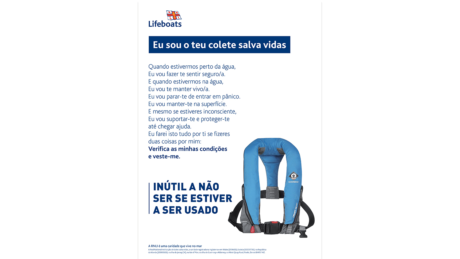 Wear Your Lifejacket - Portuguese