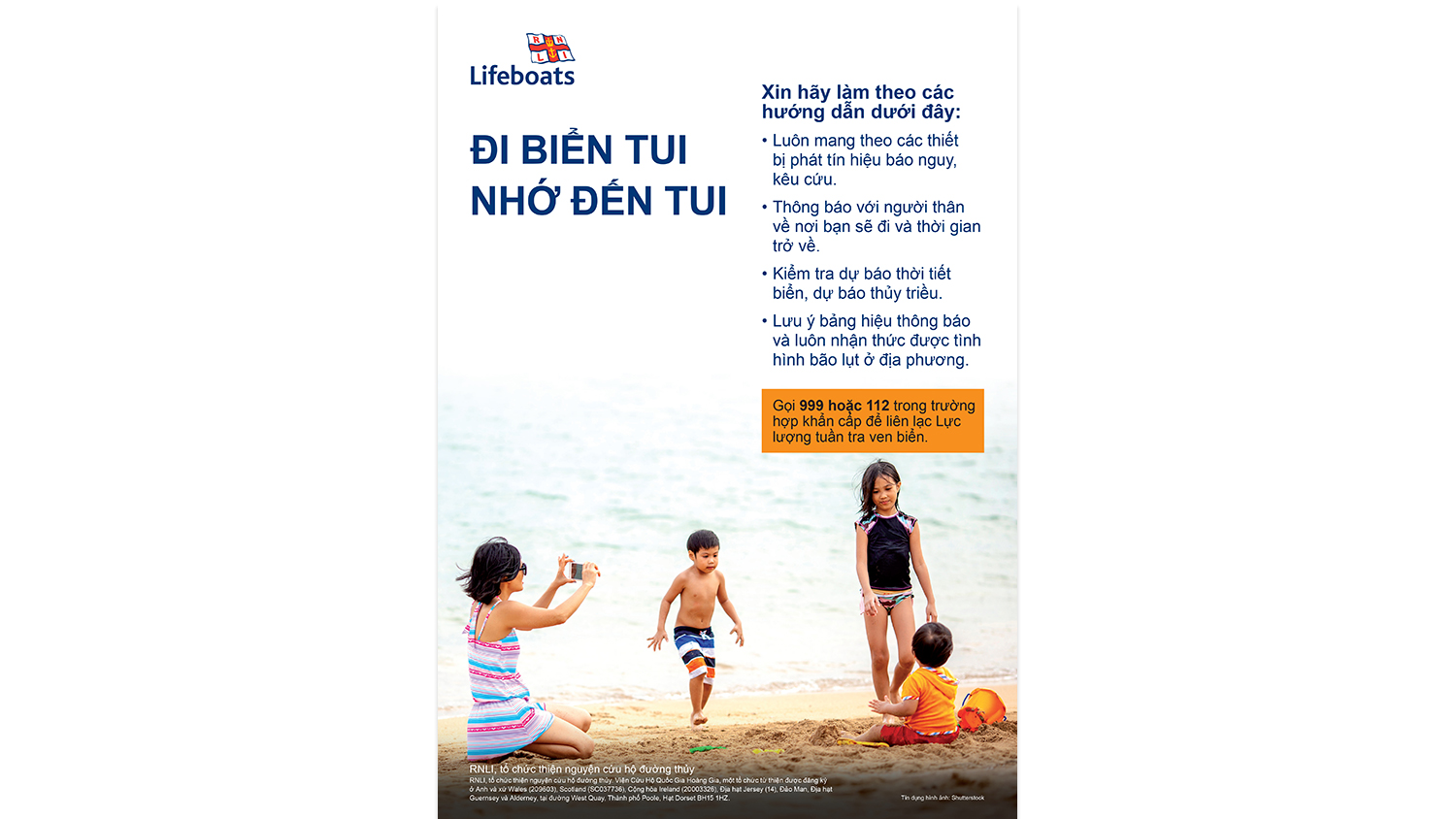 Beach Safety Lifeguard - Vietnamese