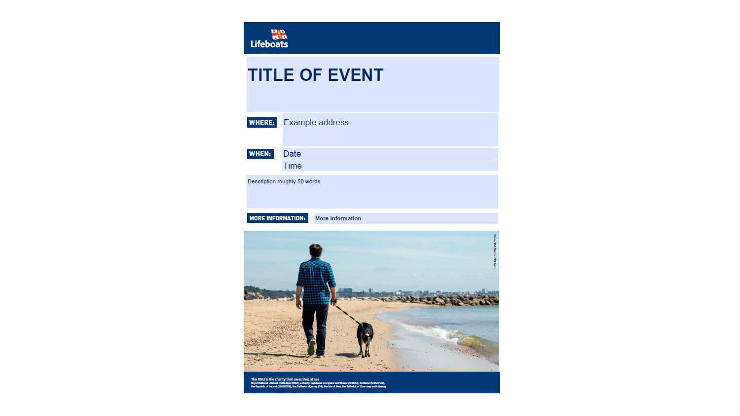 dog walking poster