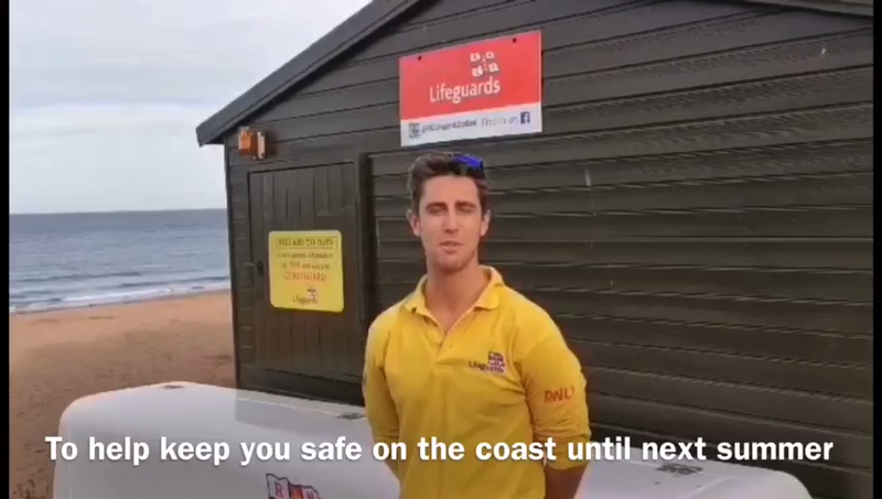 RNLI lifeguards Scotland beach safety advice